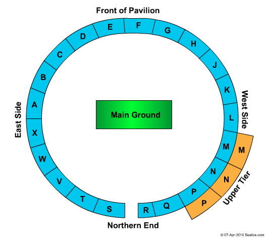 Rose Bowl - England Cricket Seating Chart